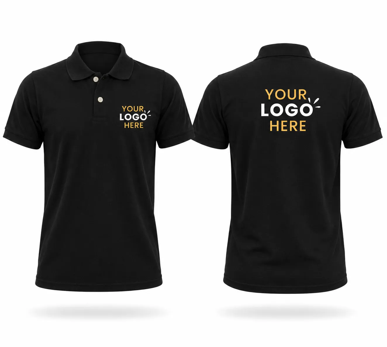 Custom Polo T-Shirts with Your Company Logo | Premium Logo Printing by Printro