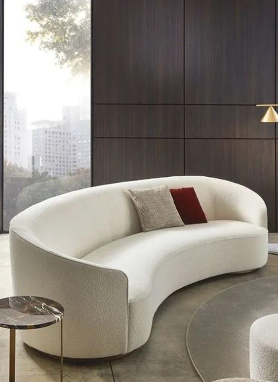 Curved Elegance Sofa