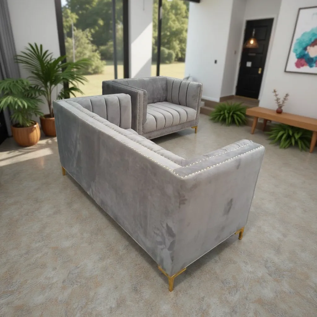 Luxe Velvet Sectional Sofa
